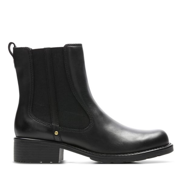 Clarks Womens Orinoco Club Ankle Boots Black | UK-9370615